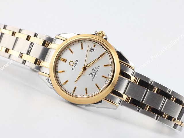 OMEGA Watch OM72 (Swiss ETA2836 Back-Reveal Automatic gold movement)