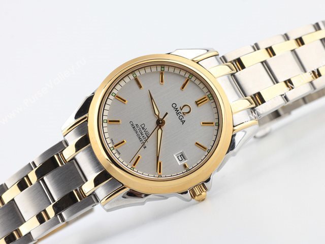 OMEGA Watch OM72 (Swiss ETA2836 Back-Reveal Automatic gold movement)