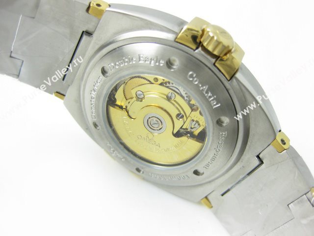 OMEGA Watch OM29 (Large Medium Swiss ETA2836 Back-Reveal Automatic gold movement)