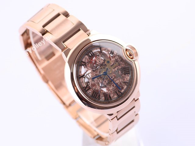 CARTIER Watch CARTIER BALLON BLEU DE CARTIER CAR91 (Skeleton Automatic rose gold movement)