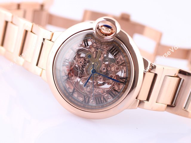 CARTIER Watch CARTIER BALLON BLEU DE CARTIER CAR91 (Skeleton Automatic rose gold movement)