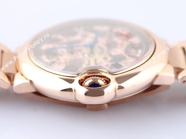 CARTIER Watch CARTIER BALLON BLEU DE CARTIER CAR91 (Skeleton Automatic rose gold movement)