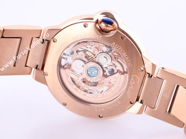 CARTIER Watch CARTIER BALLON BLEU DE CARTIER CAR91 (Skeleton Automatic rose gold movement)