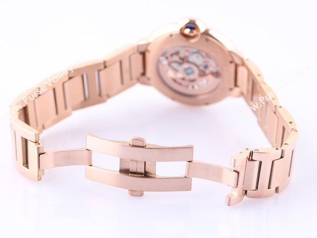 CARTIER Watch CARTIER BALLON BLEU DE CARTIER CAR91 (Skeleton Automatic rose gold movement)