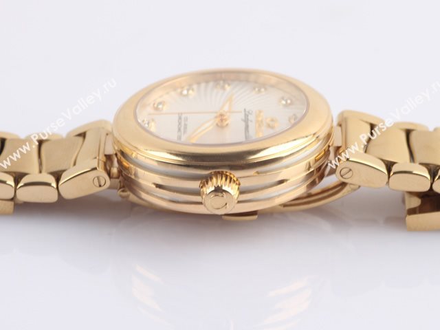OMEGA Watch OM61 (Woman Swiss ETA2671 Automatic Back-Reveal white gold tourbillon movement)