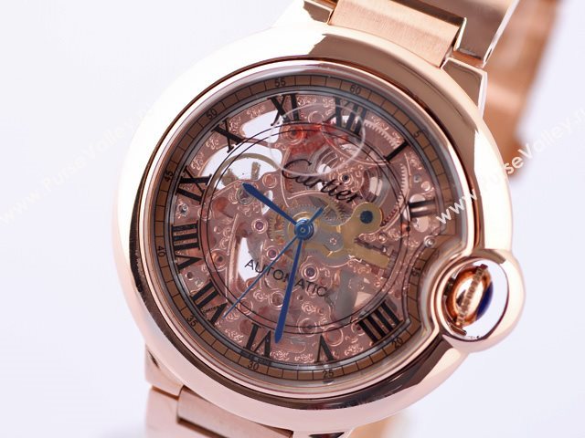 CARTIER Watch CARTIER BALLON BLEU DE CARTIER CAR91 (Skeleton Automatic rose gold movement)
