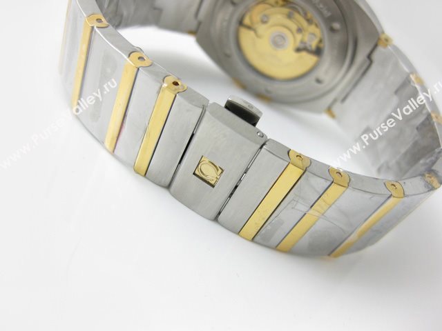 OMEGA Watch OM29 (Large Medium Swiss ETA2836 Back-Reveal Automatic gold movement)