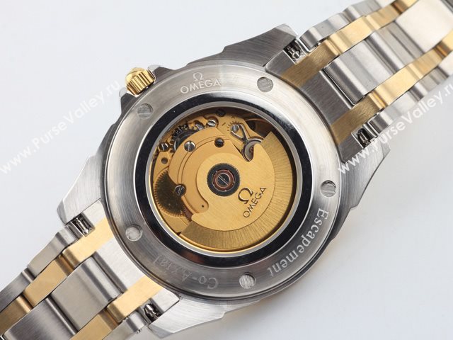 OMEGA Watch OM72 (Swiss ETA2836 Back-Reveal Automatic gold movement)