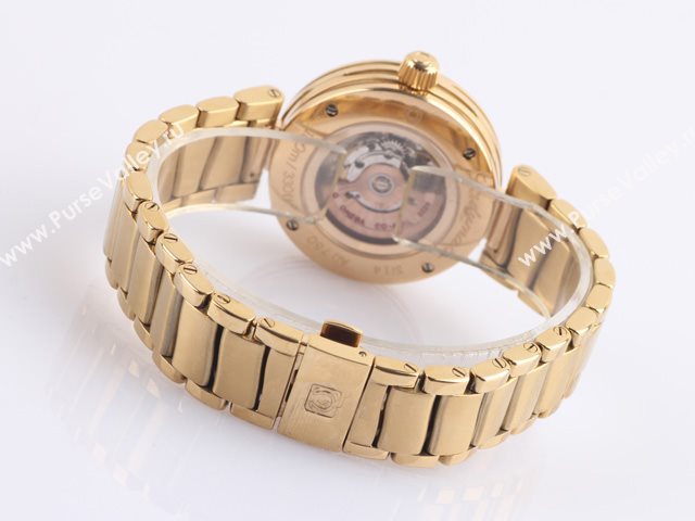 OMEGA Watch OM61 (Woman Swiss ETA2671 Automatic Back-Reveal white gold tourbillon movement)