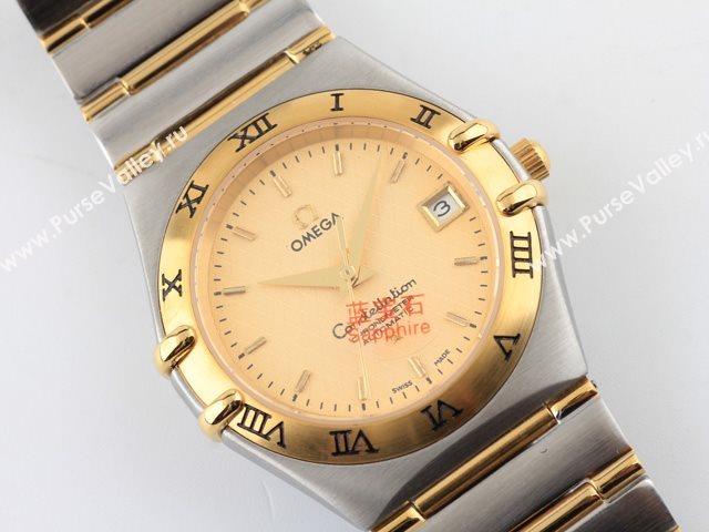 OMEGA Watch CONSTELLATION OM354 (Back-Reveal Automatic golden movement)