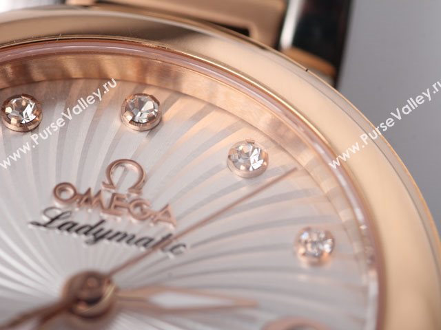 OMEGA Watch Ladymatic OM364 (Women Back-Reveal Automatic tourbillon movement)