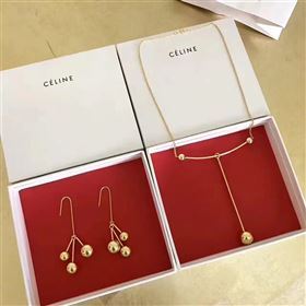 Celine necklace earrings celine suit 3895