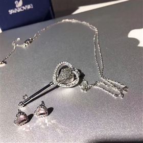 Swarovski necklace swarovski bracelet earrings swarovski suit 3814