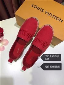 LOUIS VUITTON LV red flat shoes 3935