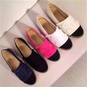 Chanel flat lambskin shoes 3937
