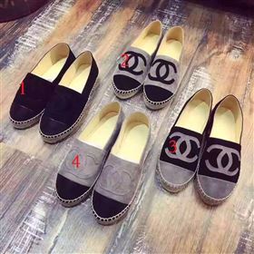 Chanel suede flat lambskin shoes 3938