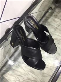 YSL heels black sandals shoes 4064