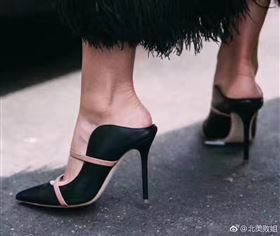 Malone souliers heels black sandals shoes 4077