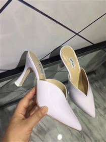 Attico heels sandals white paint shoes 4085