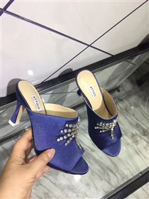 Attico heels blue sandals shoes 4088