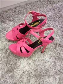 YSL tribute heels sandals rose calfskin red shoes 4142