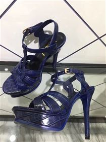 YSL tribute heels navy sandals shoes 4152
