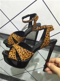 YSL tribute heels sandals color tri shoes 4154