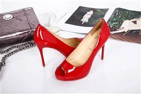 Christian Louboutin CL paint red 10cm sandals heels shoes 4170
