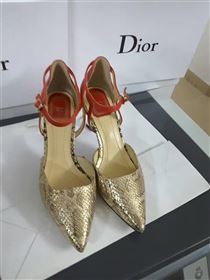 Dior heels gold sandals shoes 4177