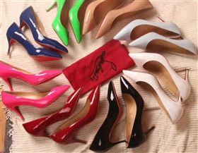 Christian Louboutin CL red soled 7cm sandals heels shoes 4194