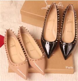 Christian Louboutin flats paint sandals shoes 4196