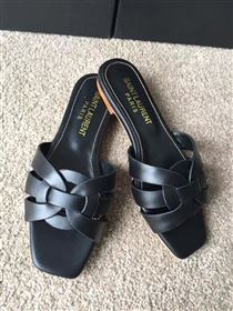 YSL flats slipper black sandals shoes 4108