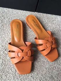 YSL flats slipper tan sandals shoes 4109