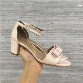 Ferragamo heels nude sandals shoes 4265