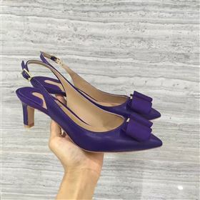 Ferragamo heels blue sandals shoes 4270