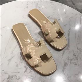 Hermes paint nude sandals shoes 4274