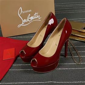 Christian Louboutin CL wine 13cm sandals heels shoes 4202