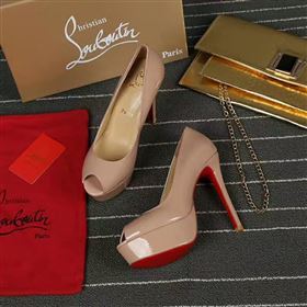 Christian Louboutin CL nude 13cm sandals heels shoes 4203