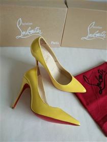 Christian Louboutin CL yellow 11cm sandals heels shoes 4209