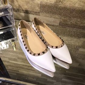 Valentino flats sandals white shoes 4219