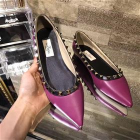 Valentino wine sandals flats shoes 4220