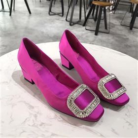 Roger Vivier RV heels sandals red rose shoes 4351