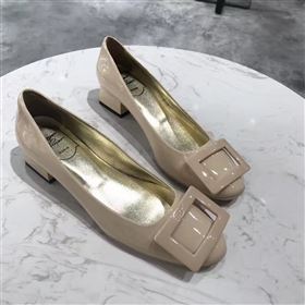 Roger Vivier RV heels sandals nude paint shoes 4353