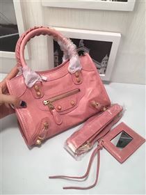 Balenciaga city pink mini bag 4375