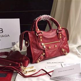 Balenciaga city mini wine bag 4392