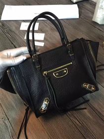 Balenciaga city mini goatskin black bag 4395