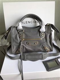 Balenciaga city gray goatskin mini bag 4399