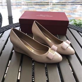 Ferragamo 6cm heels nude sandals shoes 4305