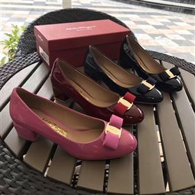 Ferragamo 3.5cm heels paint sandals shoes 4333