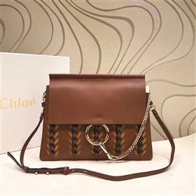 Chloe large faye shoulder coffee tote bag 4440
